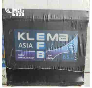 Аккумуляторы Аккумулятор KLEMA ASIA EFB Start-Stop 6СТ-65 R  JIS  600A  234x175x225 мм
